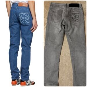 Loewe Gray Straight Jeans
